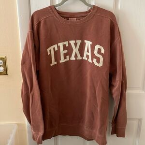 Comfort Colors Texas crew neck sweatshirt